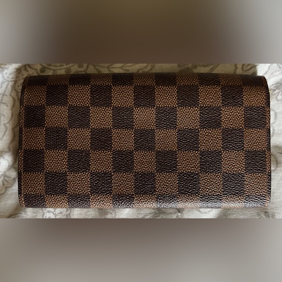 Louis Vuitton Damier Ebene Canvas Long Wallet - Picture 10 of 12